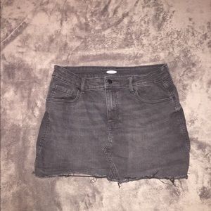 Old navy black denim skirt